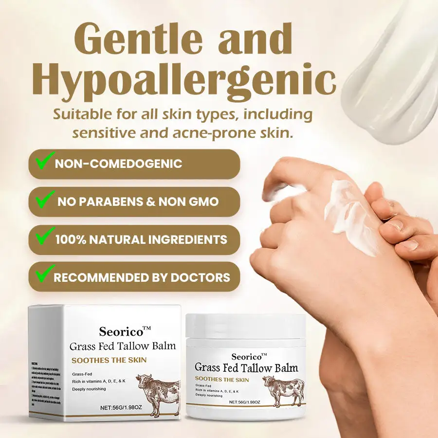 Seurico™ Grass Fed Tallow Balm for Skin Tightening