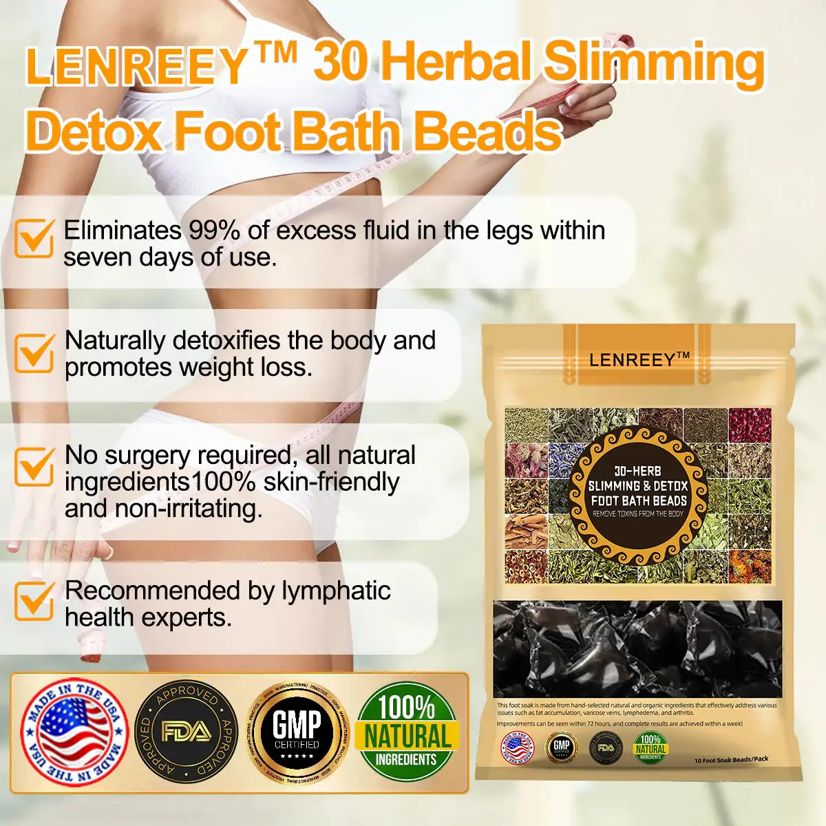 Seurico™ Herbal VenoDetox Foot Bath Beads