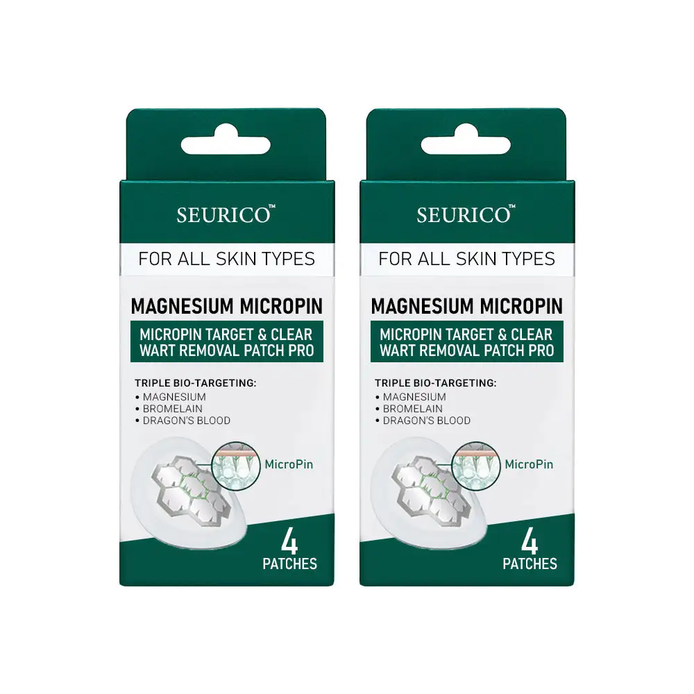 Seurico™ Magnesium MicroPin Target & Clear Wart Removal Patch