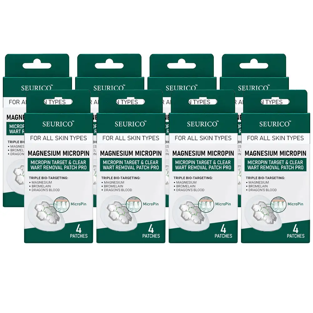 Seurico™ Magnesium MicroPin Target & Clear Wart Removal Patch