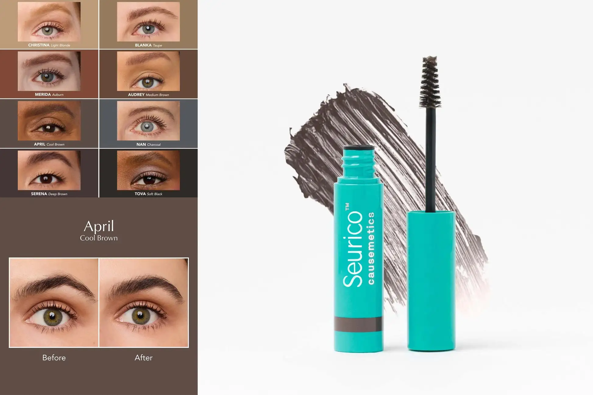 Seurico Waterproof Brow Gel Semi-Permanent Eyebrow Gel