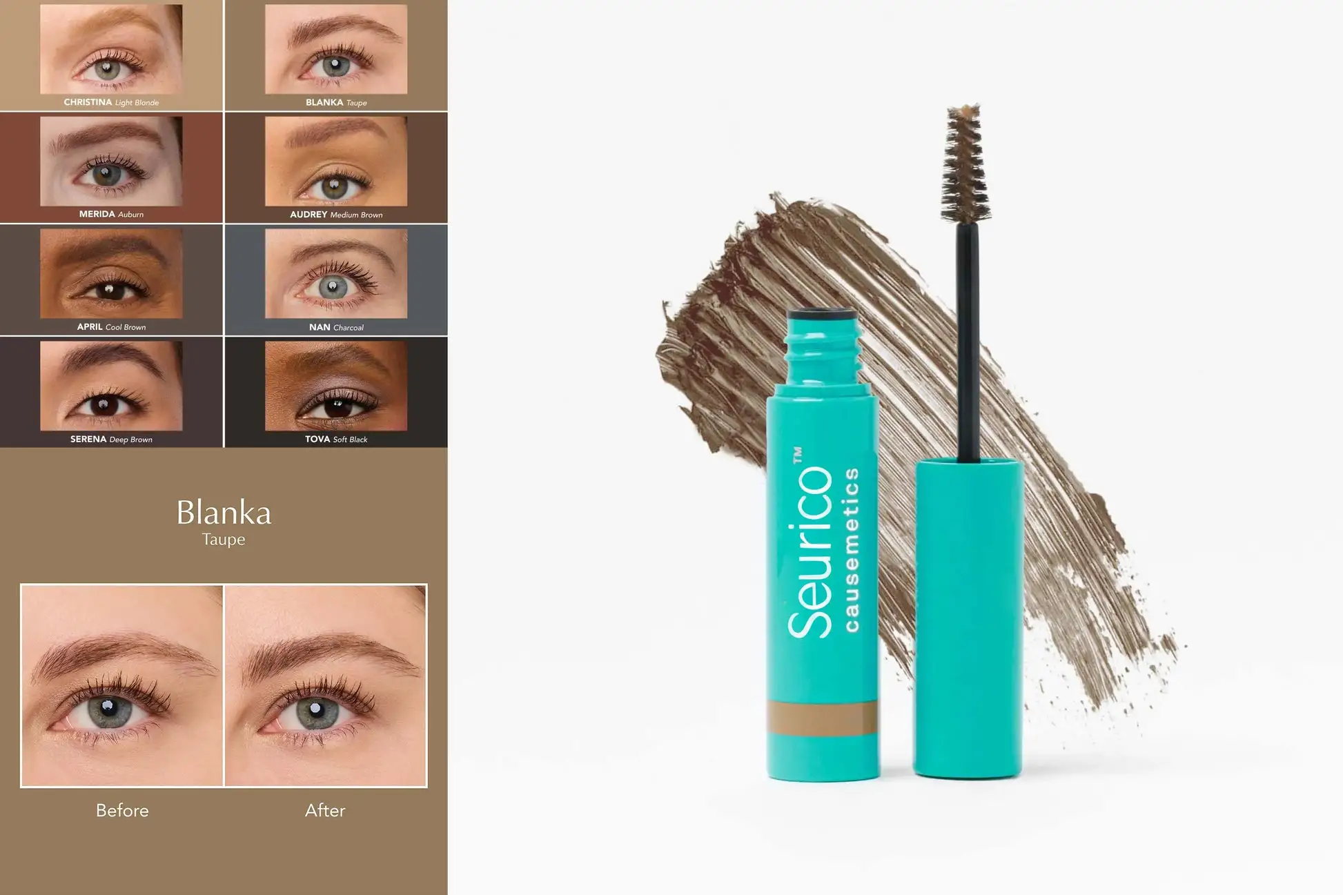 Seurico Waterproof Brow Gel Semi-Permanent Eyebrow Gel