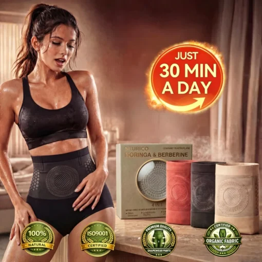 SEURICO® Moringa & Berberine 4-In-1 Micro-Particle Sculpting & Fat-Burn Shorts