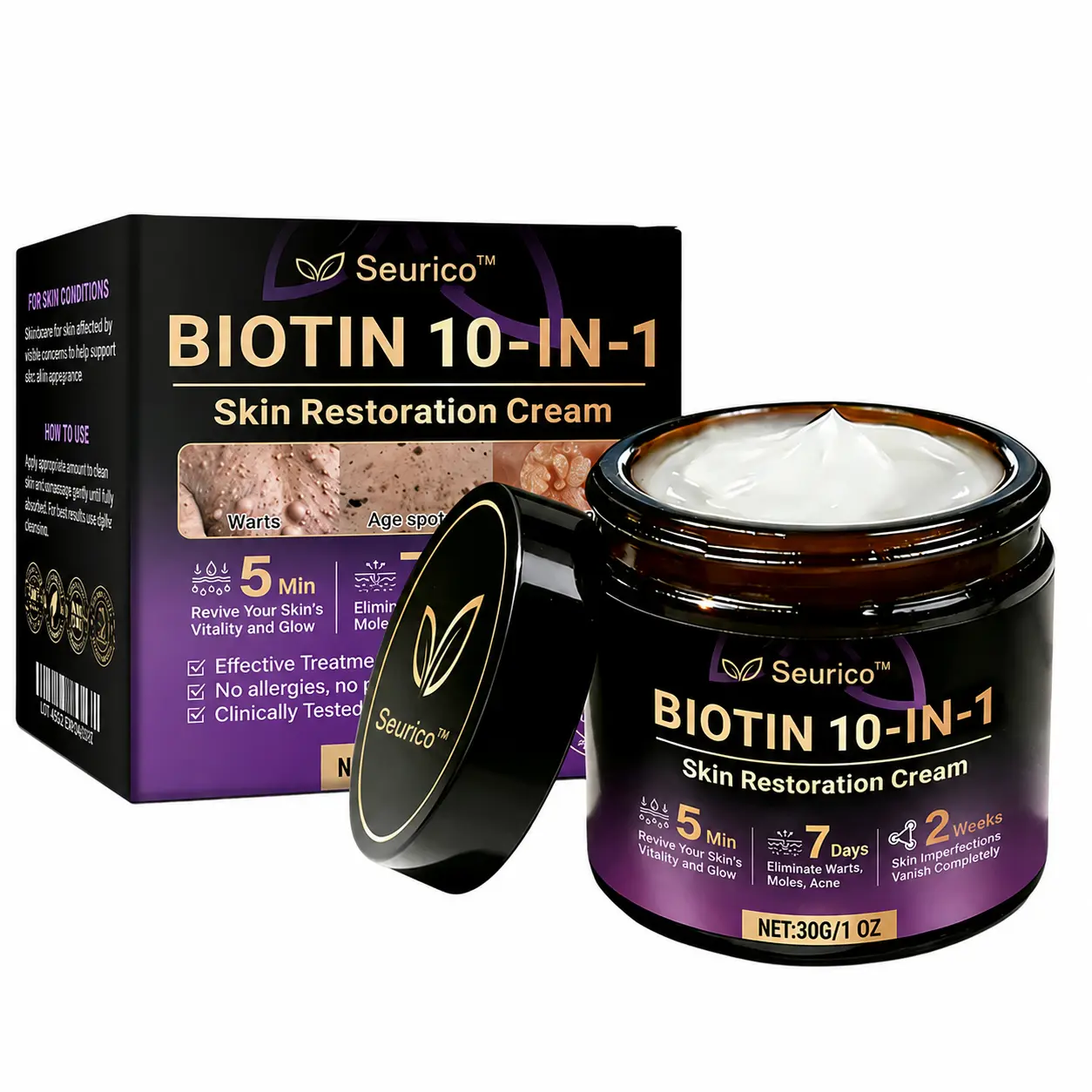 Seurico™ 10-in-1 Biotin Skin Restoration Cream