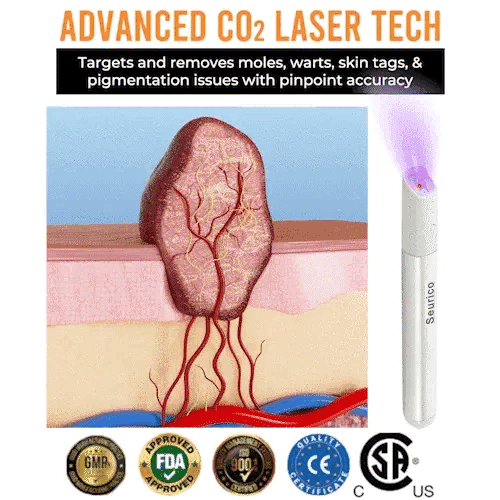 Seurico® All-in-One CO₂ Laser Eraser Pen